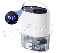 LYFDPN Deshumidificadores para el hogar, Mini deshumidificador de Aire de 80 W, 2 litros, Compacto y portátil para Humedad, Moho, Humedad en el hogar