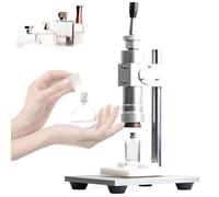 LYFDPN Máquina taponadora de perfumes - Sellador de Viales de engarzado Manual para Botellas - Prensa de Acero Inoxidable para Tapas de 13-20 mm - Solución de envasado Esencial (15mm)
