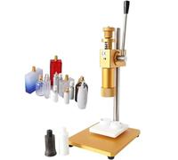 LYFDPN Máquina taponadora Manual de Botellas para un Sellado Seguro, Altura Ajustable para un Uso versátil en el tapado de Botellas de Perfume y Spray (13mm)