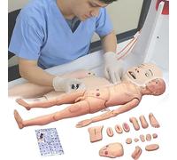 LYFDPN Simulador Multifuncional de atención al Paciente, Modelo anatómico Humano de maniquí de enfermería, para Estudiantes, educación, formación en enfermería, tamaño Natural