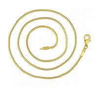 LYFHJD 2mm Width Chain Necklaces 16-30 inchs For Women Jewelry Friend'S Gift