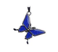 LYFHJD 5pcs/Set Temperature Controlled Color Change Heart Dolphin Butterfly Face Cross Pendant