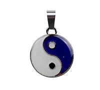 LYFHJD 5pcs/Set Temperature Controlled Color Change Heart Dolphin Butterfly Face Cross Pendant