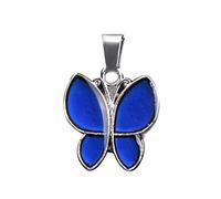 LYFHJD 5pcs/Set Temperature Controlled Color Change Heart Dolphin Butterfly Face Cross Pendant