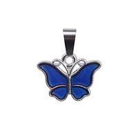 LYFHJD 5pcs/Set Temperature Controlled Color Change Heart Dolphin Butterfly Face Cross Pendant