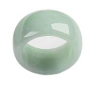 LYFHJD Anillo de Jade Verde de Marca para Hombre, Anillos de Jade Hechos a Mano, Tallado a Mano, Tropas Valientes, Anillo de Jade, joyería con Caja de Anillo para Pareja (Color: Gris, tamaño: 21 mm)