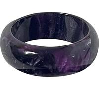 LYFHJD Anillos Gruesos Coloridos Bandas Chica Mujer Anillos Estilo Simple Nubes Azules Anillo Anillo de Arco Iris Anillo de acrílico, para Hombres Mujeres Halloween Navidad Regalos del día de San