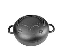 LYFHJD Cast Iron Roasted Sweet Potato Pan Multi-Function Roasted Corn and Potato Roasting Pan Uncoated Roasted Chestnut Roasted Sweet Potato Wok