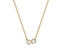 LYFHJD Charm Necklace Pendant Necklaces Cute Two Heart Necklace Women's Pendant Banquet Dress Classical Exquisite Elegant Necklace Jewelry Fashion Jewelry (Size :)