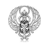 LYFHJD Cross Wing Seahorse Animal Pendant Necklace For Girl Women Statement Jewelry