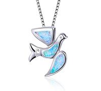 LYFHJD Cute Mother Bird Animal Pendant Necklace Necklace Vintage Women's Wedding Necklace Pendant Necklace Jewelry Gift