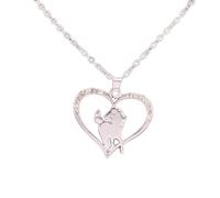 LYFHJD Heart Horse Pendants Necklace Cute Necklaces Gift