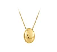 LYFHJD Hollow Pebbles Stainless Steel Long Necklace Women's Fashion Necklace Pendant Necklace Jewelry Gift