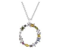 LYFHJD Letter S Initial Letter P L Pendant Long Chain Necklace Nightmare Christmas Eve Lucky Crystal Jewelry (Size : O)