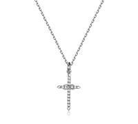 LYFHJD Luxury Infinite Cross of Love Chain Necklace For Women Jewelry New Bijoux Girl Gifts
