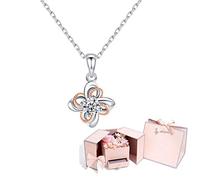 LYFHJD Necklaces for Women Girls Lucky Four Leaf Necklace Women's Temperament Pendant Choker Necklaces Household