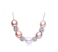 LYFHJD Real Pendant Necklace Natural Freshwater Pearl For Women Jewelry Gifts