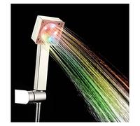 LYFHJD Shower Head High-Pressure Handheld Shower for Repair Dry Skin and Hair Loss - 7 Colors Change