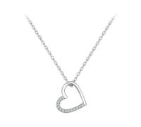LYFHJD The Shape of Love Chain For Women, Gold Heart Necklace