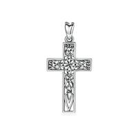 LYFHJD Unique Pendant Celtics Knot Necklace Fashion Women Jewelry Cross Charm