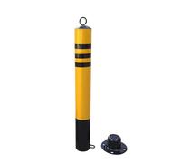 LYFHYSDSP Bolardos para Parking de Acero, Barrera Parking, Postes de Conos señalizacion con Cerrar, para entradas de vehículos(80cm/31in)