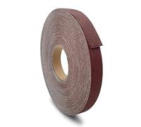 LYFJXX Rollos de papel de lija, tela de azafrán abrasiva de 1 pulgada, 26 metros, papel abrasivo de grano 150 para volteadores de madera, reparación de muebles, carpinteros, trabajadores del metal y