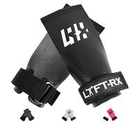 LYFT-RX Calleras para Cross Fitness, Pull Up, Box, Halterofilia, Gimnasia y Weight Lift, Fibra Carbono, Sin Magnesio Weightlifting, Fit Palm Grips, Guantes Gym Gimnasio, Protege Manos, Hombre y Mujer