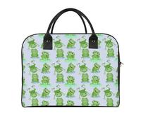 Lyfthologen Bolso de viaje, bolso de mano de plátano mono, bolso de hombro casual, bolsa de mensajero cruzada, Patrón de ranas, Talla única