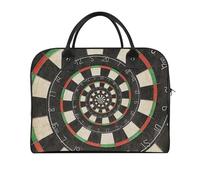 Lyfthologen Bolso de viaje con patrón de gato negro, bolso de hombro casual, bolso de mensajero cruzado, Diana de dardos, Talla única