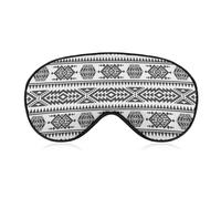 Lyfthologen Máscara de ojos de tela suave, máscara para dormir nativo americano, máscara de ojos para dormir con diadema ajustable para hombres y mujeres
