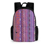 Lyfthologen Mochila de día, bonita mochila de dinosaurios de anime, mochila con bolsillos para senderismo, camping, viajes, Nativo americano, 42x30.5cm
