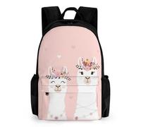 Lyfthologen Mochila de día con diseño de mandala de gato tailandés siamés, mochila con bolsillos para senderismo, camping, viajes, Bonita llama., 42x30.5cm