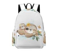 Lyfthologen Mochila, mochila de baloncesto, mochila casual para exteriores, deportes, viajes, Adorable perezoso pequeño, 42 x 30 x 15 cm