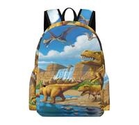 Lyfthologen Mochila, mochila New York, mochila casual para exteriores, deportes, viajes, Dinosaurio Carnivoros, 42 x 30 x 15 cm