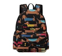 Lyfthologen Mochila Venice Italy, mochila informal para exteriores, deportes, viajes, I Love My Dog Dachshunds, 42 x 30 x 15 cm