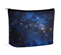 Lyfthologen Neceser portátil con cremallera para uso diario, viajes, Aurora Starry Sky Space Starry Night Sky, One Size