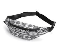 Lyfthologen Riñonera ajustable con diseño de calavera de neón morado, para correr, caminar, senderismo, Nativo americano, 36*15cm