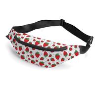 Lyfthologen Riñonera ajustable con estampado de huellas de animales, para correr, caminar, senderismo, fresa, 36*15cm