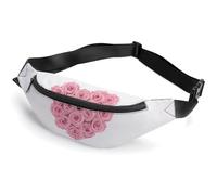 Lyfthologen Riñonera ajustable para gatos, para correr, caminar, senderismo, Rosas en forma de corazón, 36*15cm