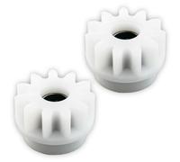 lygchii 2 piezas Easy Mop Pedal Escoba Spin Reemplazo de embrague unidireccional, piñones de engranaje de cubo de rodamiento para O-Cedar, Vileda y más fregona de rotación del mercado, color blanco