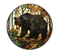 Lygond Letrero de metal con texto en inglιs ""American Black Bear Gardening Poster"" para bar de 8 a 8 pulgadas