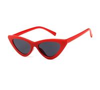Lyguy - Gafas de sol para niños con de gato, gafas de sol, protección UV para bebé niño, color rojo