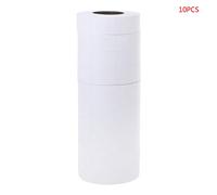 Lyguy Rollo de etiquetas de precios, 10 rollos de etiquetas de premio, papel recargable, etiqueta de etiquetado, doble para etiquetadora MX-6600