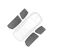 LYHH Parasol Magnético para Coche Mercedes Benz GLA X156 2014-2020, Plegable Repelente de Mosquitos Parasol para Ventana, Protección UV y Calor Parasol de Privacidad,4PCS Side Windows