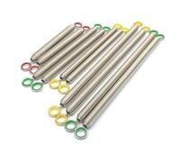 LYHYDMA Accesorios para Pilates Reformer Accesorios de Resorte for Pilates, Resorte de tensión, núcleo de Yoga, polea de Cama, resortes de Alambre de música elásticos(10)
