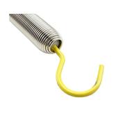 LYHYDMA Accesorios para Pilates Reformer Resorte de extensión reformador de Pilates con Gancho, Equipo de Pilates, Alambre de música for Yoga, Resorte de tensión de Acero(Yellow)