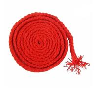 LYHYDMA Cordón para Pantalones Cordón de algodón 10M y 5/7mm for bolso, correa for mochila, pretina, cuerda trenzada, zapatos, cordones decoración, accesorios for manualidades costura DIY(Red,7MM)