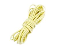 LYHYDMA Cordón para Pantalones Cuerda elástica redonda de 5/10/20M y 4mm, banda goma colorida, for el pelo, cordón elástico for costura, cinturón(Apricot,10METERS(2 ROLLS)_4MM)