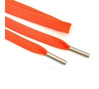 LYHYDMA Cordón para Pantalones Sudadera con capucha de cordón plano trenzado, 135cm, 10mm, pantalones chándal, reemplazo cintura, suministros costura prendas DIY(Fluorescent Orange)