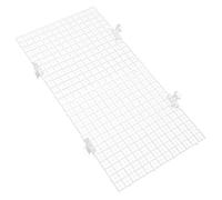 LYHYDMA Separador Acuario 2 Piezas de 30 x 30 cm, Rejilla de plástico Blanca for Filtro Inferior de Acuario, Placa Aislante, Separador de pecera, prevención de Escapes.